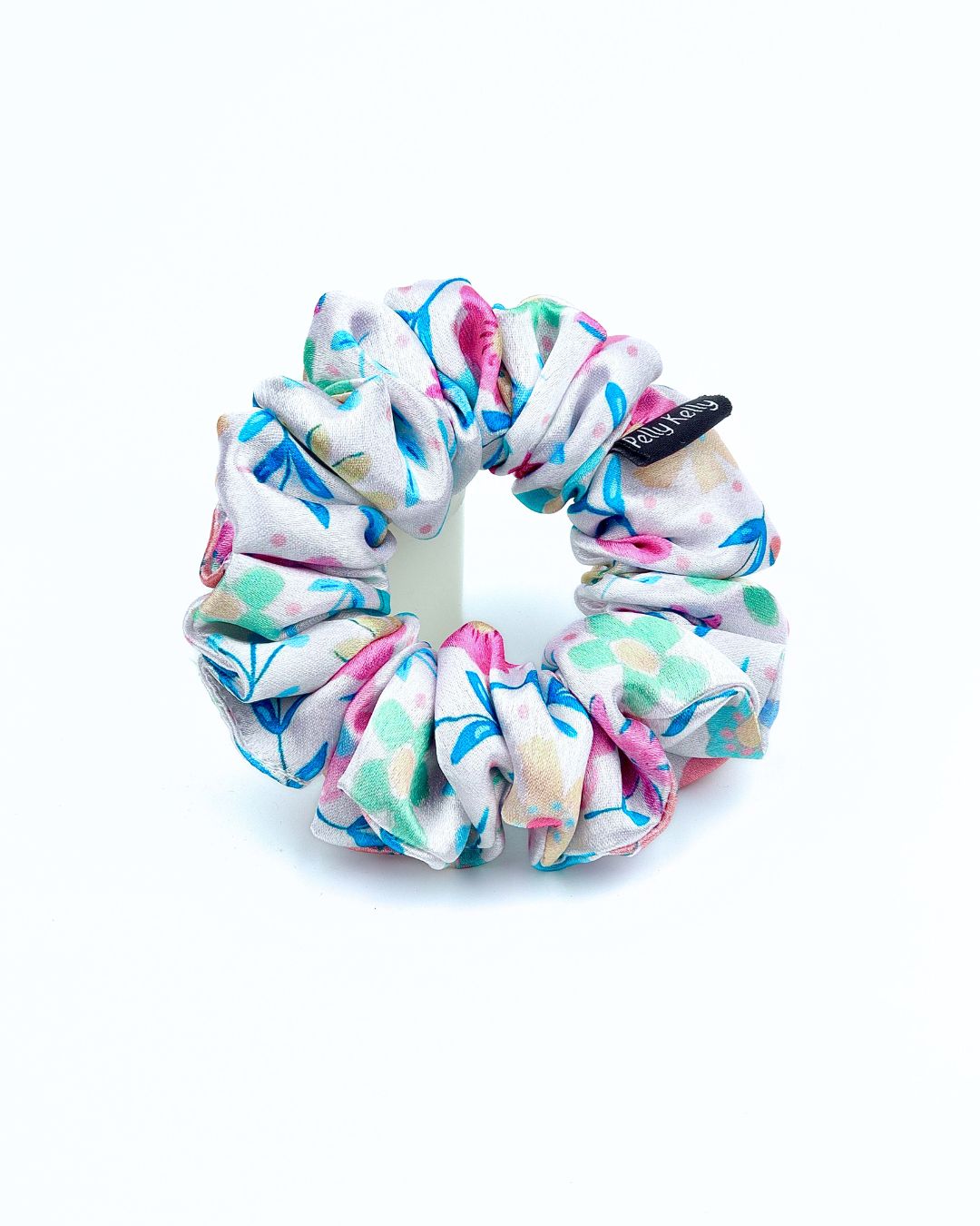 Premium Printed Satin Scrunchies | Medium