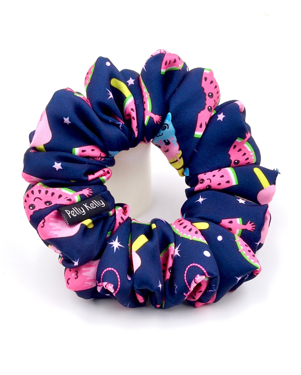 Printed Satin Scrunchies | Large