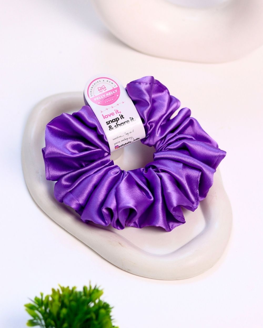 Lavender | Silk Satin Scrunchies | XL