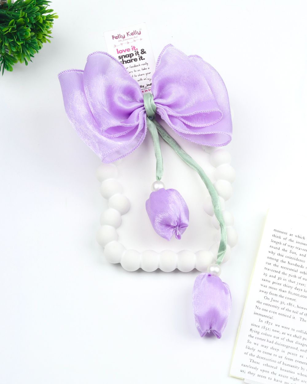 Lavender | Tulip Bow