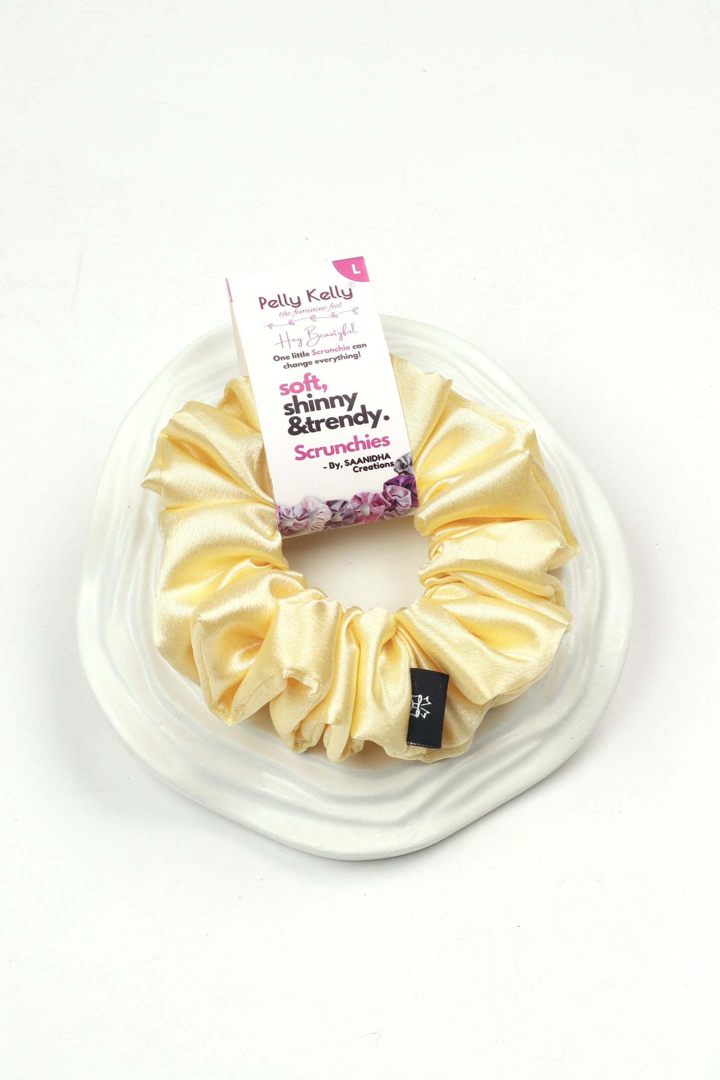 Rose Gold | Premium Satin Scrunchies | L