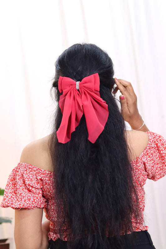 Georgette Bow | Scarf Bow | Pack of 1