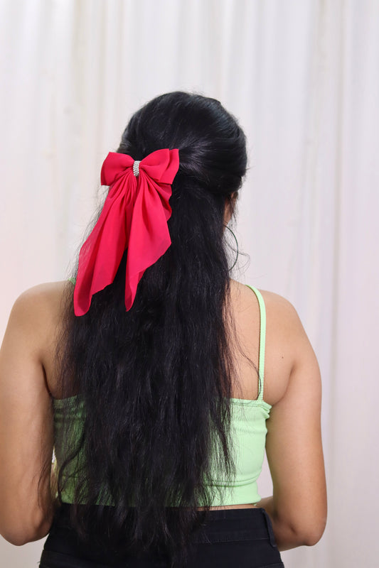 Georgette Bow | Scarf Bow | Pack of 1