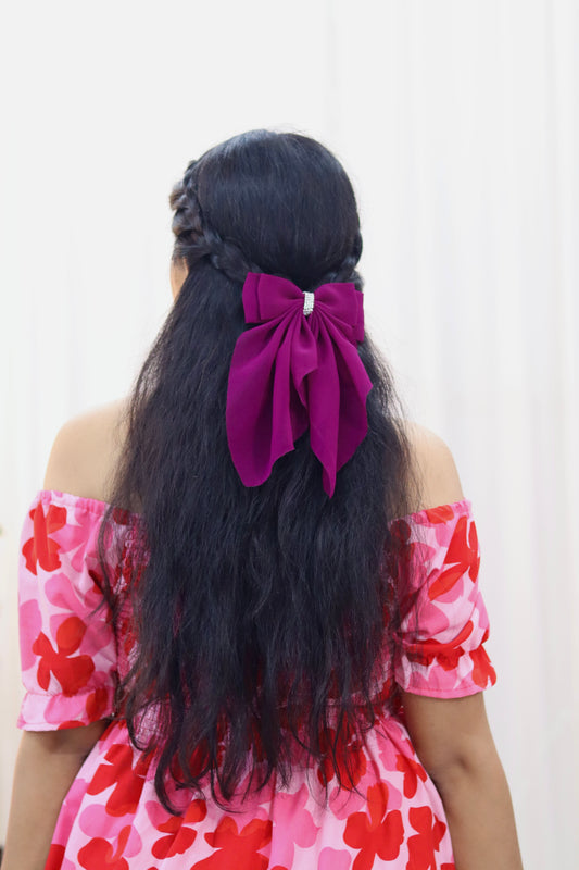 Georgette Bow | Scarf Bow | Pack of 1