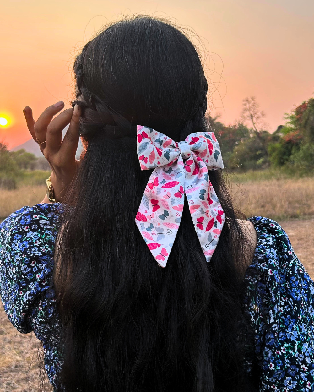 Printed Sailor Bow's