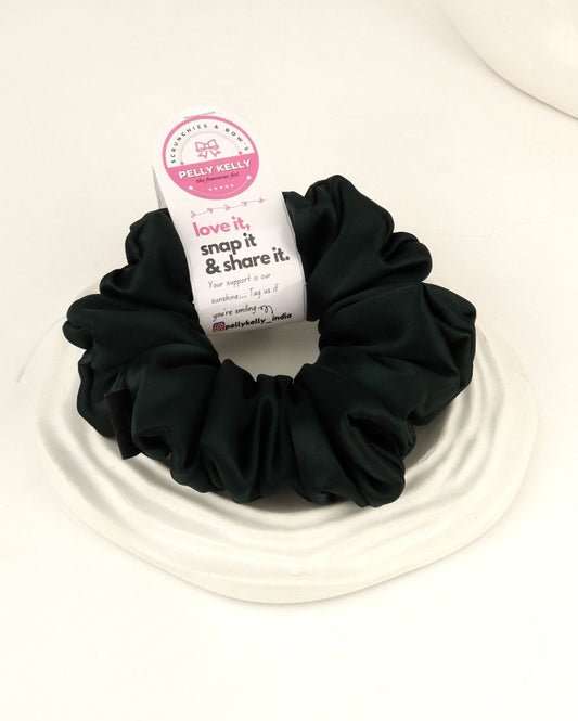Pearl Bush | Silk Satin Scrunchies | L