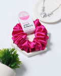 Dark Lilac | Silk Satin Scrunchies | M