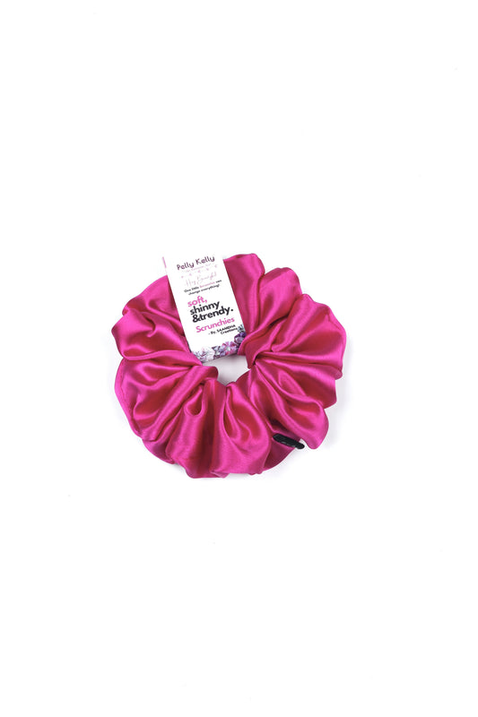Dark Lilac | Silk Satin Scrunchies | XL