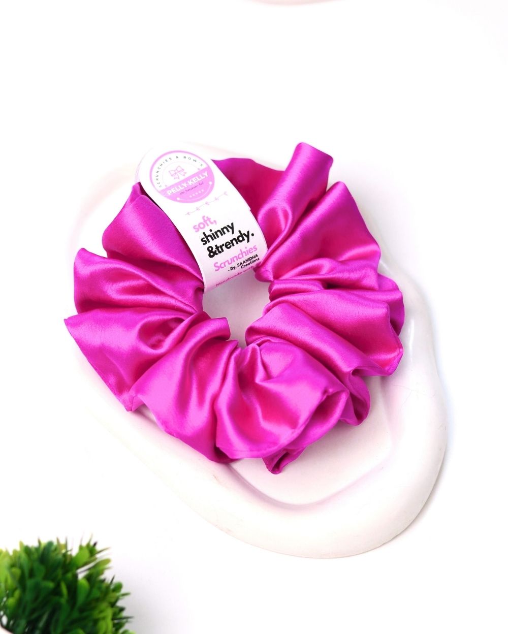 Dark Lilac | Silk Satin Scrunchies | XL