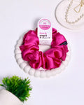 Dark Lilac | Silk Satin Scrunchies | L
