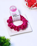 Dark Lilac | Silk Satin Scrunchies | S