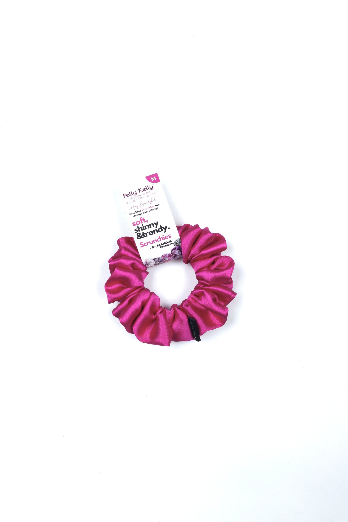 Dark Lilac | Silk Satin Scrunchies | M