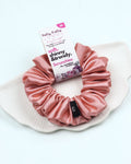 Peach Rose | Premium Silk Satin Scrunchies | M