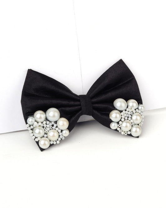 Premium satin Princess Pearl Bow