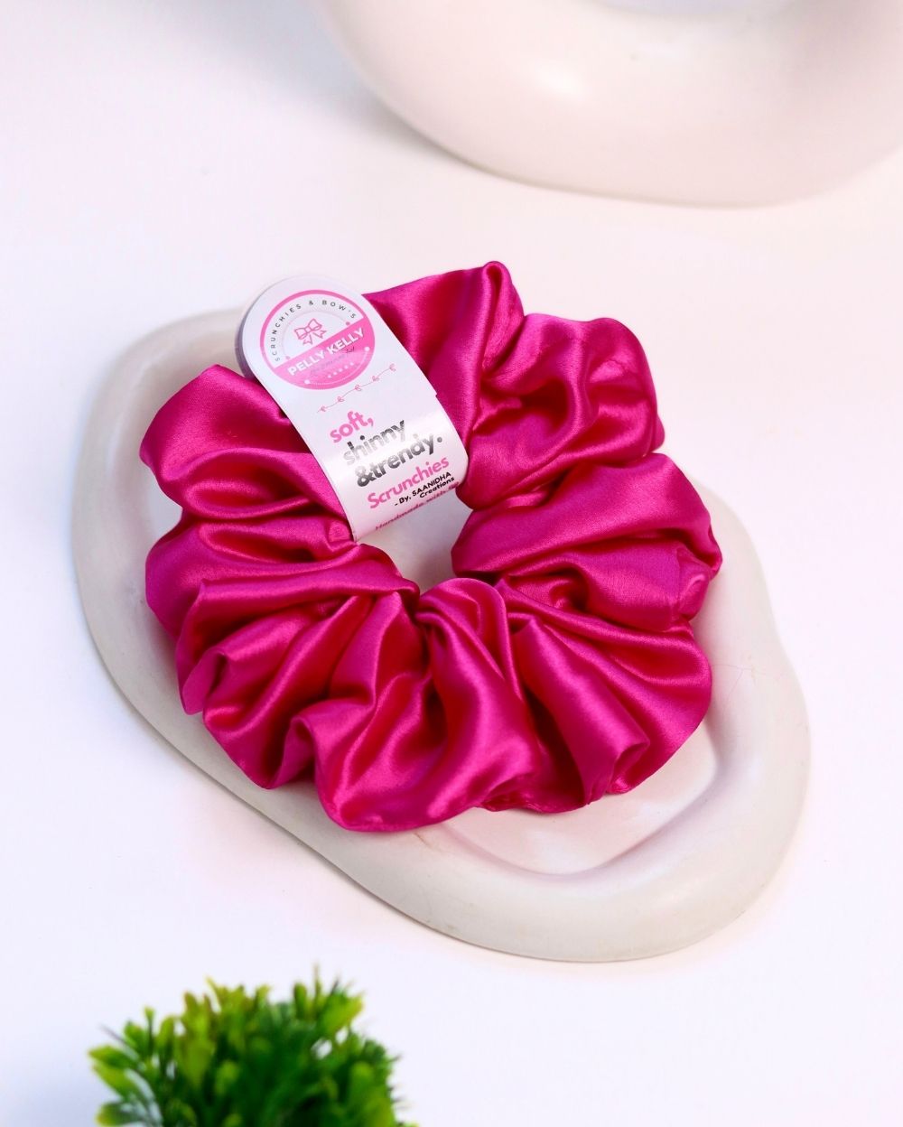 Faded Red | Silk Satin Scrunchies | XL