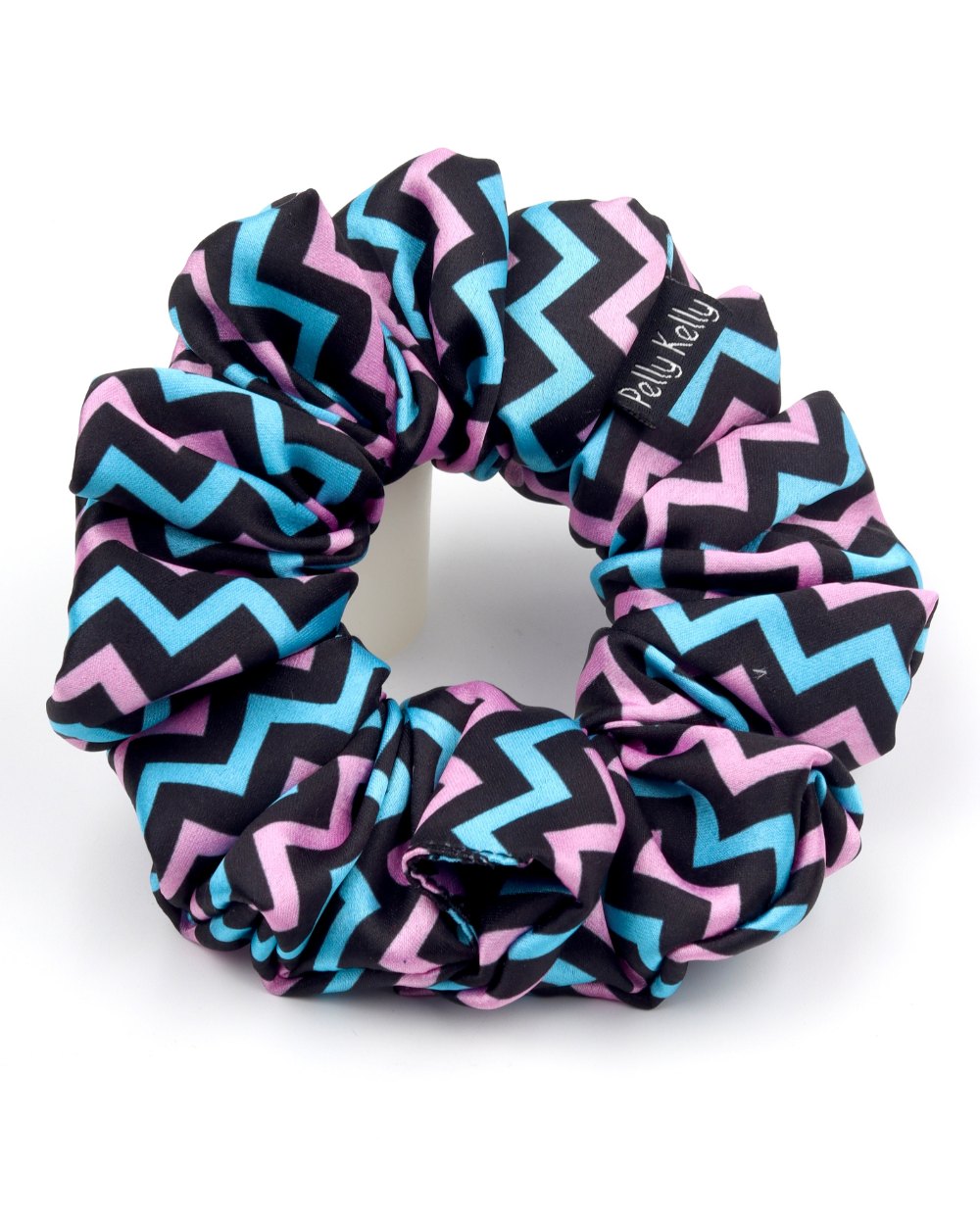 Premium Printed Satin Scrunchies | Large