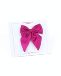 Carnation Pink | Premium Silk Satin Scrunchies | Pigtail | S