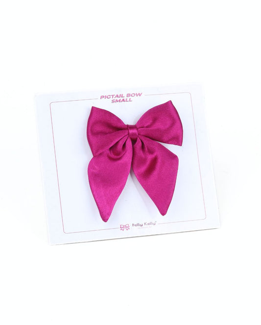 Carnation Pink | Premium Silk Satin Scrunchies | Pigtail | S