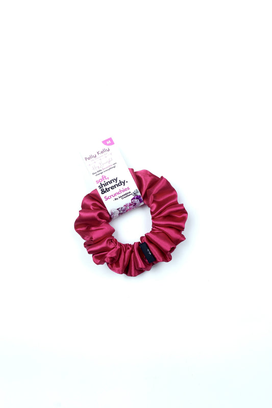 Faded Red | Silk Satin Scrunchies |M