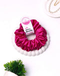 Faded Red | Silk Satin Scrunchies | L