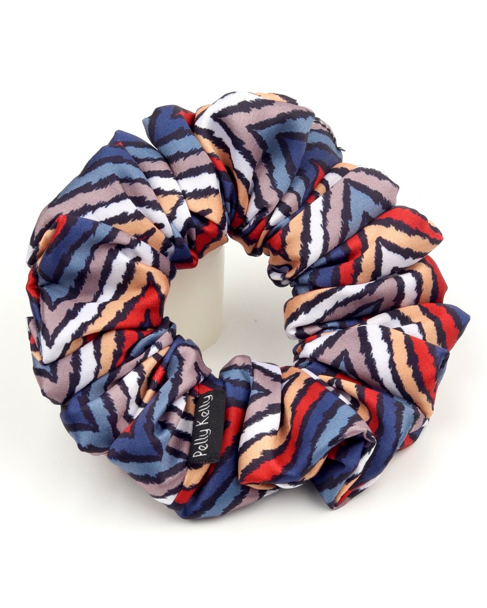 Printed Satin Scrunchies | Large