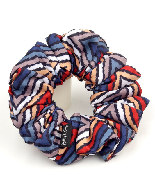Printed Satin Scrunchies | Large