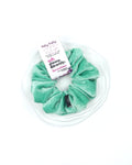 Greenish Teal | Velvet Scrunchies