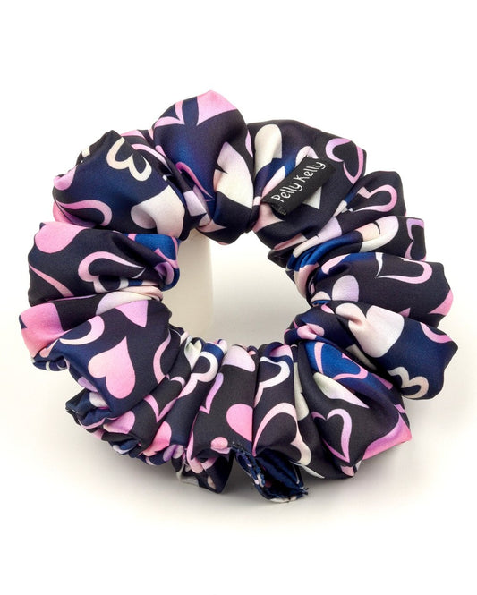 Printed Satin Scrunchies | Large