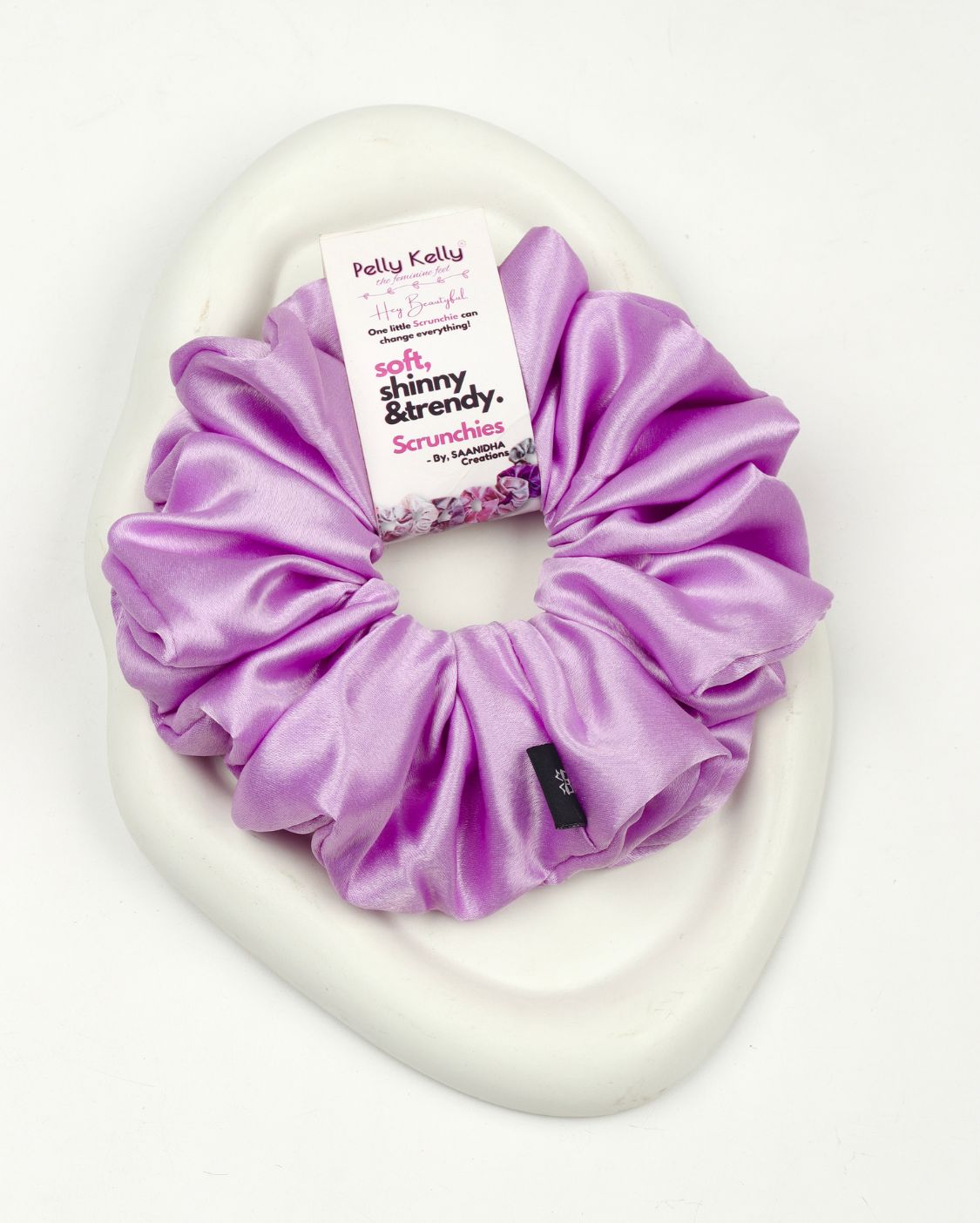 Pastel Violet | Premium Silk Satin Scrunchies | XL