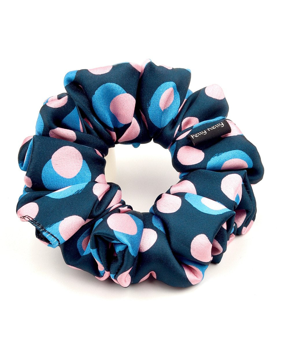 Premium Printed Satin Scrunchies | Large