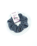Grey | Velvet Scrunchies