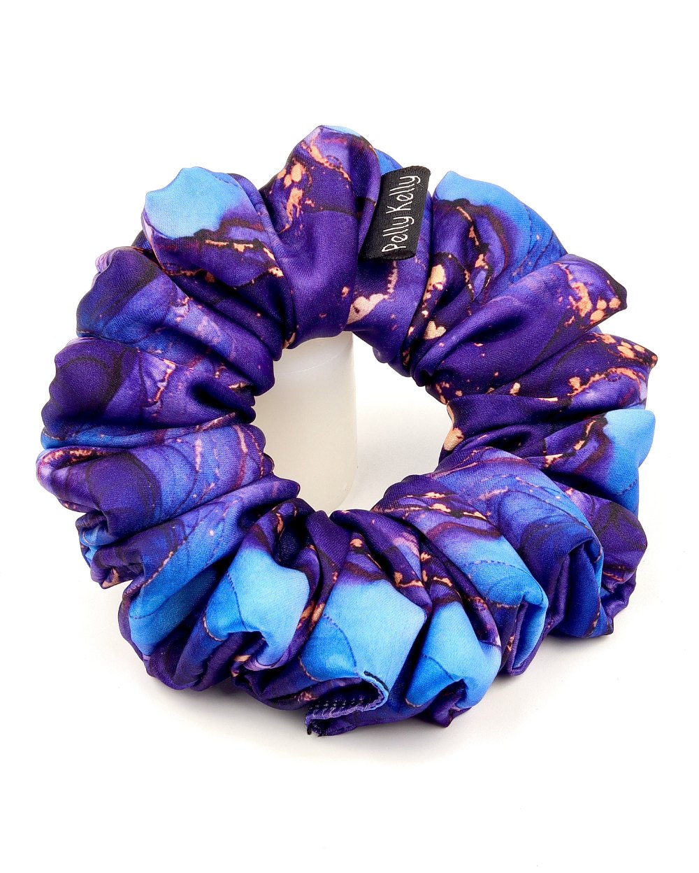 Premium Printed Satin Scrunchies | Large