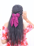 Georgette Bow |Scarf Bow With Rhinestone | Pack of  1