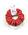 Valentine Red | Premium Silk Satin Scrunchies | L