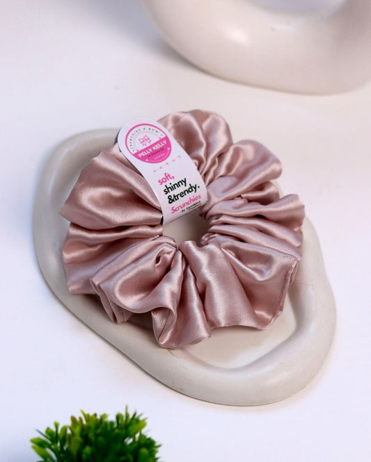 Moon Mist | Silk Satin Scrunchies | XL