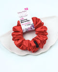 Valentine Red | Premium Silk Satin Scrunchies | M