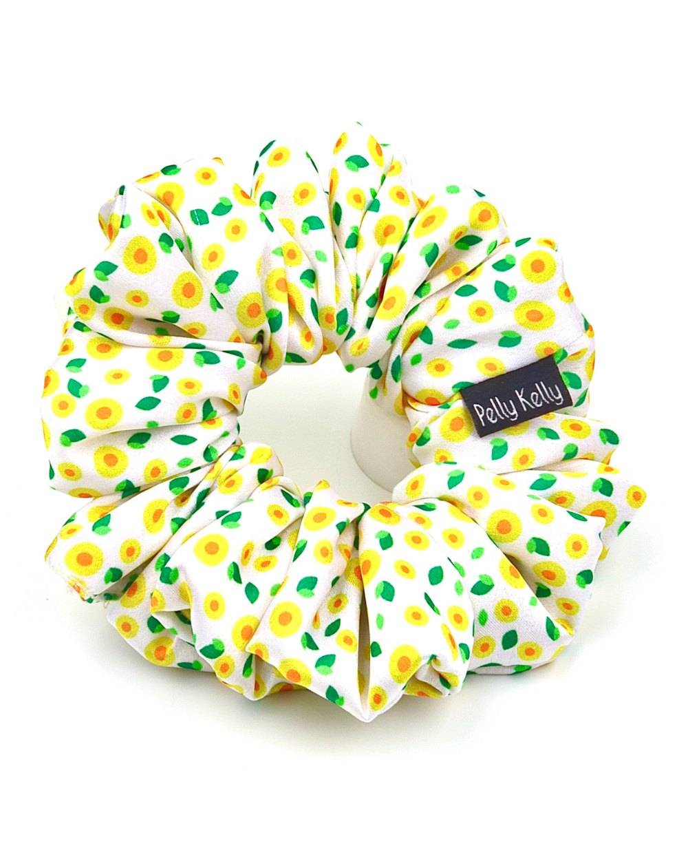 Premium Printed Satin Scrunchies | Large