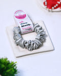 Pearl Bush | Silk Satin Scrunchies | S