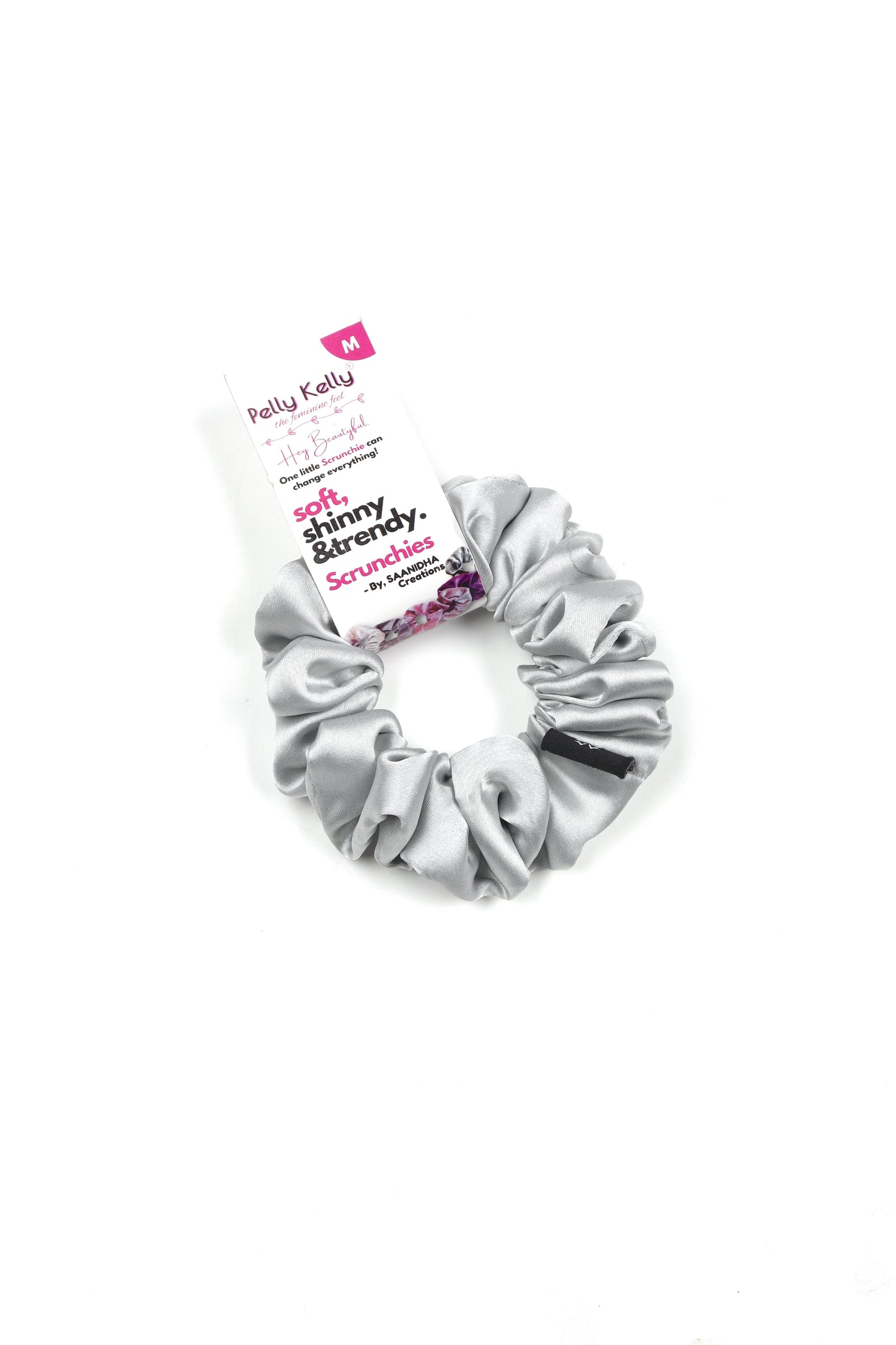 Pearl Bush | Silk Satin Scrunchies | M