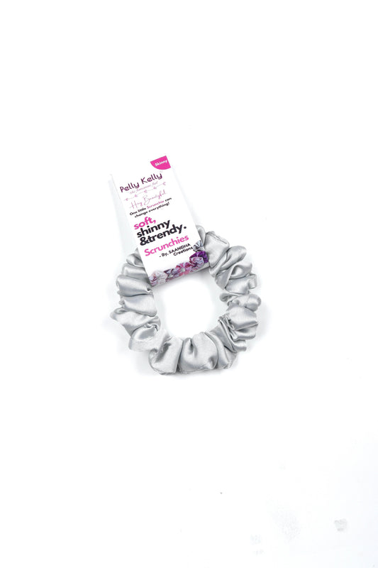 Pearl Bush | Silk Satin Scrunchies | S