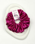 Rich Maroon | Premium Silk Satin Scrunchies | XL