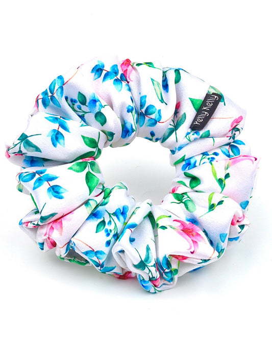 Printed Satin Scrunchies | Large