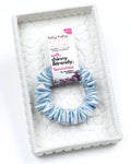 Metallic Silver | Premium Silk Satin Scrunchies | S