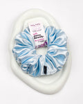 Metallic Silver | Premium Silk Satin Scrunchies | XL