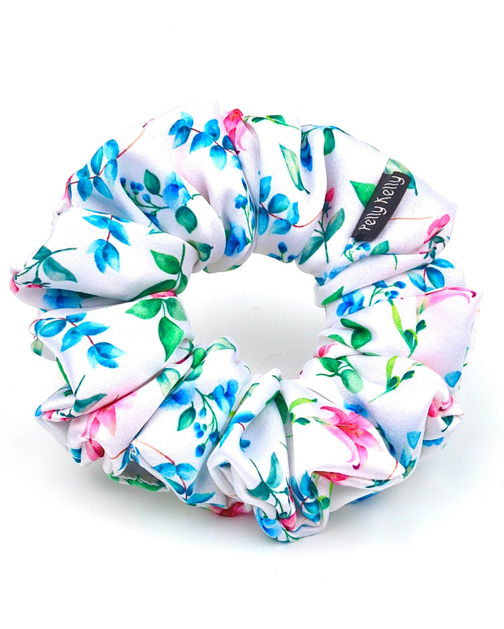 Premium Printed Satin Scrunchies | Large