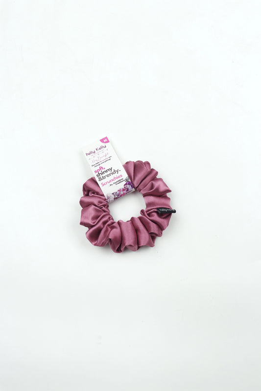 Soft Purple | Silk Satin Scrunchies | M
