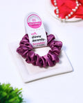 Soft Purple | Silk Satin Scrunchies | S