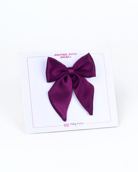 Ghost White | Premium Silk Satin | Pigtail | S