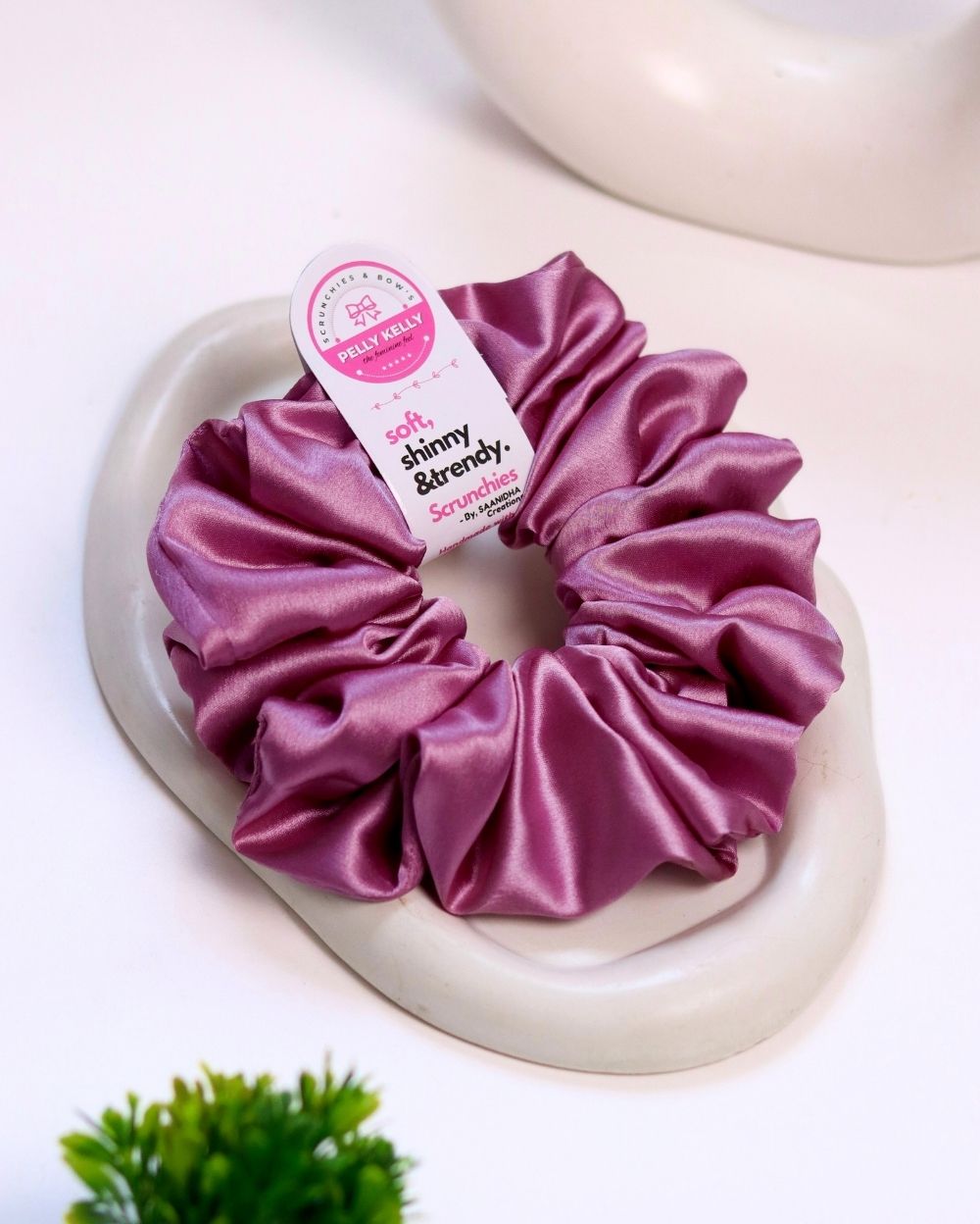 Soft Purple | Silk Satin Scrunchies | XL