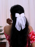 Georgette Bow |Scarf Bow With Rhinestone | Pack of  1